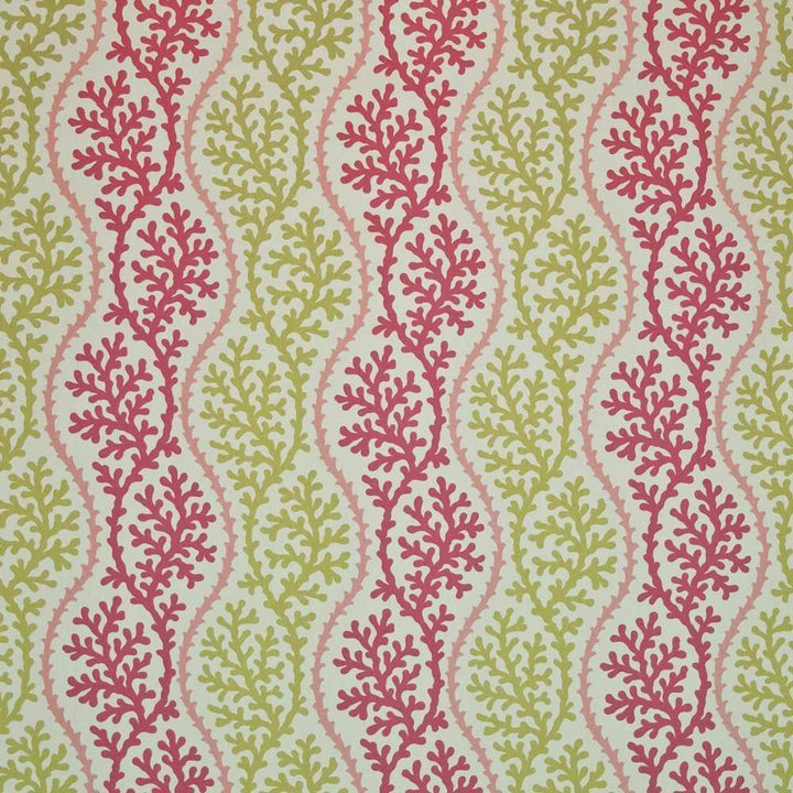 Coral Beach Pink Sand by Kasmir Fabric 1400 100% Cotton USA 15,000 Wyzenbeek Double Rubs H: 13 4/8 inches, V:13 4/8 inches 54 - Fabric Carolina - Kasmir