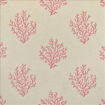 Coral Run Coral by Kasmir Fabric 1400 100% Cotton CHINA 37,000 Wyzenbeek Double Rubs H: 18 inches, V: 15 inches 57 - Fabric Carolina - Kasmir