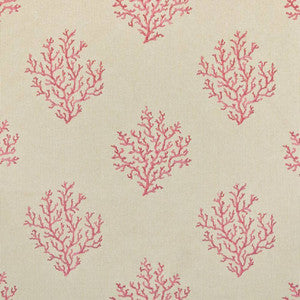 Coral Run Coral by Kasmir Fabric