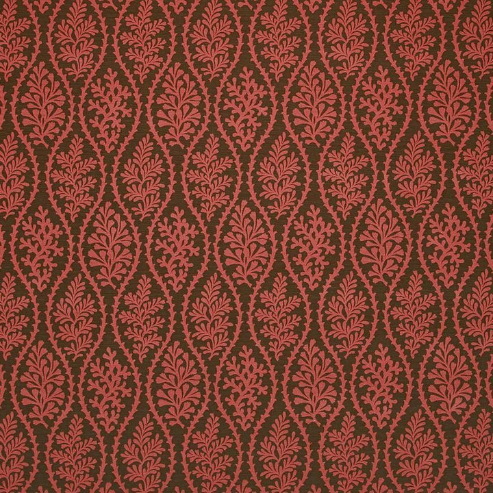 Coral Splendor Clove by Kasmir Fabric 1399 70% Cotton 30% Polyester CHINA 12,000 Wyzenbeek Double Rubs H: 9 4/8 inches, V:9 7/8 inches 55 - Fabric Carolina - Kasmir