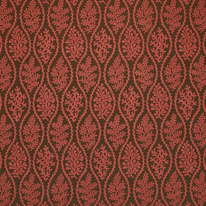 Coral Splendor Clove by Kasmir Fabric 1399 70% Cotton 30% Polyester CHINA 12,000 Wyzenbeek Double Rubs Horizontal: 9 4/8 inches and Vertical: 9 7/8 inches 55 - Fabric Carolina -