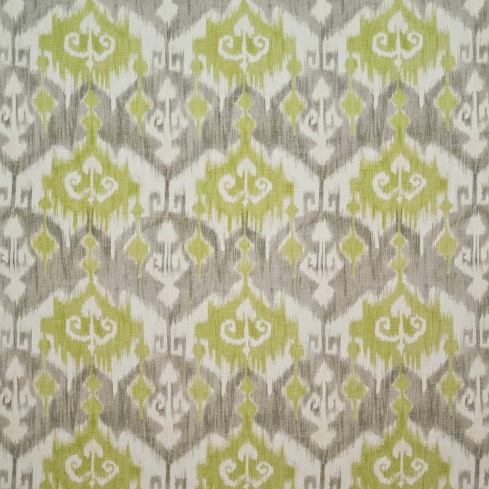 Corralitos Ikat Celery by Kasmir Fabric 1403 100% Cotton USA 12,000 Wyzenbeek Double Rubs H: 13 4/8 inches, V:27 inches 54 - 55 - Fabric Carolina - Kasmir