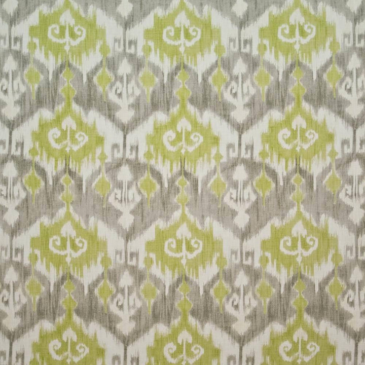 Corralitos Ikat Celery by Kasmir Fabric 1403 100% Cotton USA 12,000 Wyzenbeek Double Rubs H: 13 4/8 inches, V:27 inches 54 - 55 - Fabric Carolina - Kasmir