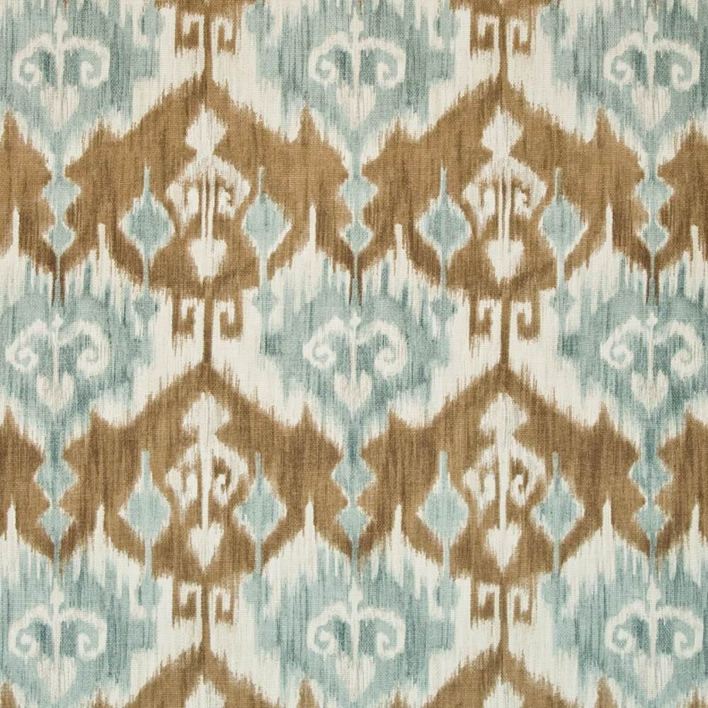 Corralitos Ikat Lagoon by Kasmir Fabric 1403 100% Cotton
 USA 12,000 Wyzenbeek Double Rubs </p><p>Repeat: Horizontal: 13 4/8 inches and Vertical: 27 inches 54 - Fabric Carolina -