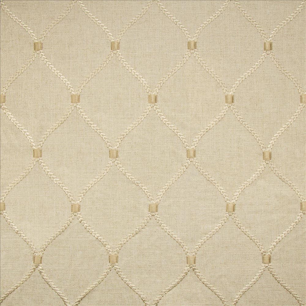 Corset Flax by Kasmir Fabric 1450 70% Rayon
30% Linen
 INDIA </p><p>Repeat: Horizontal: 4 2/8 inches and Vertical: 6 2/8 inches 54 - Fabric Carolina -
