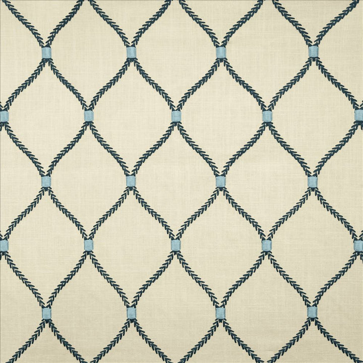 Corset Porcelain by Kasmir Fabric 1467 70% Rayon
30% Linen
 INDIA 27,000 Wyzenbeek Double Rubs </p><p>Repeat: Horizontal: 4 2/8 inches and Vertical: 6 2/8 inches 52 - Fabric Carolina -