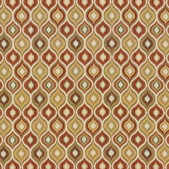 Corsino Persimmon by Kasmir Fabric 5069 100% Polyester CHINA 22,000 Wyzenbeek Double Rubs H: 7 2/8 inches, V:11 inches 58 - Fabric Carolina - Kasmir