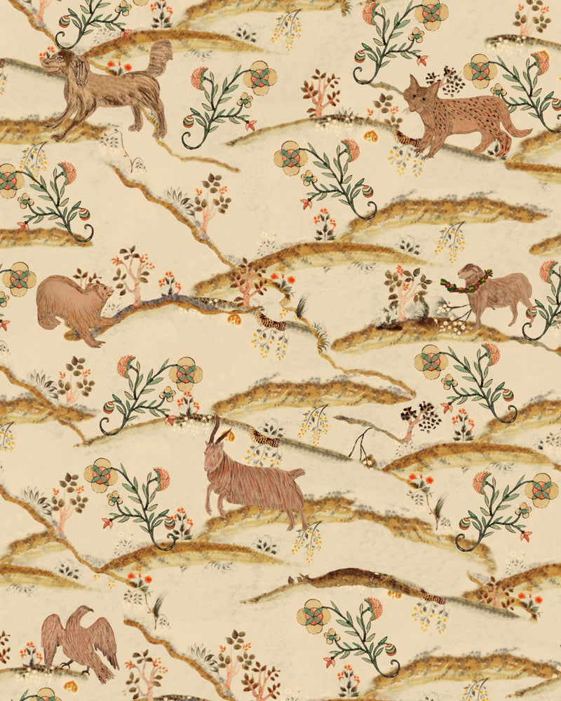Countryside Wallpaper by Mind the Gap Designer Wallpaper TRANSYLVANIAN ROOTS Textured Matte Made in Europe Paste the wall 3 rolls x 20.5 x 3.25 yards - Swanky Fabrics -