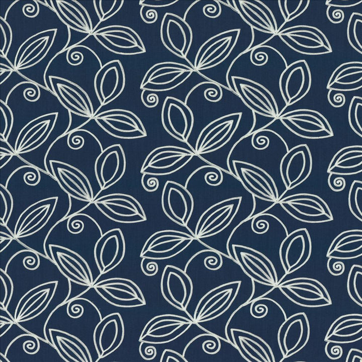 Countryside Indigo  by Kasmir Fabric See sample 100% Polyester
 INDIA Not Tested </p><p>Repeat: Horizontal: 18 inches and Vertical: 9 4/8 inches 54  - Fabric Carolina -