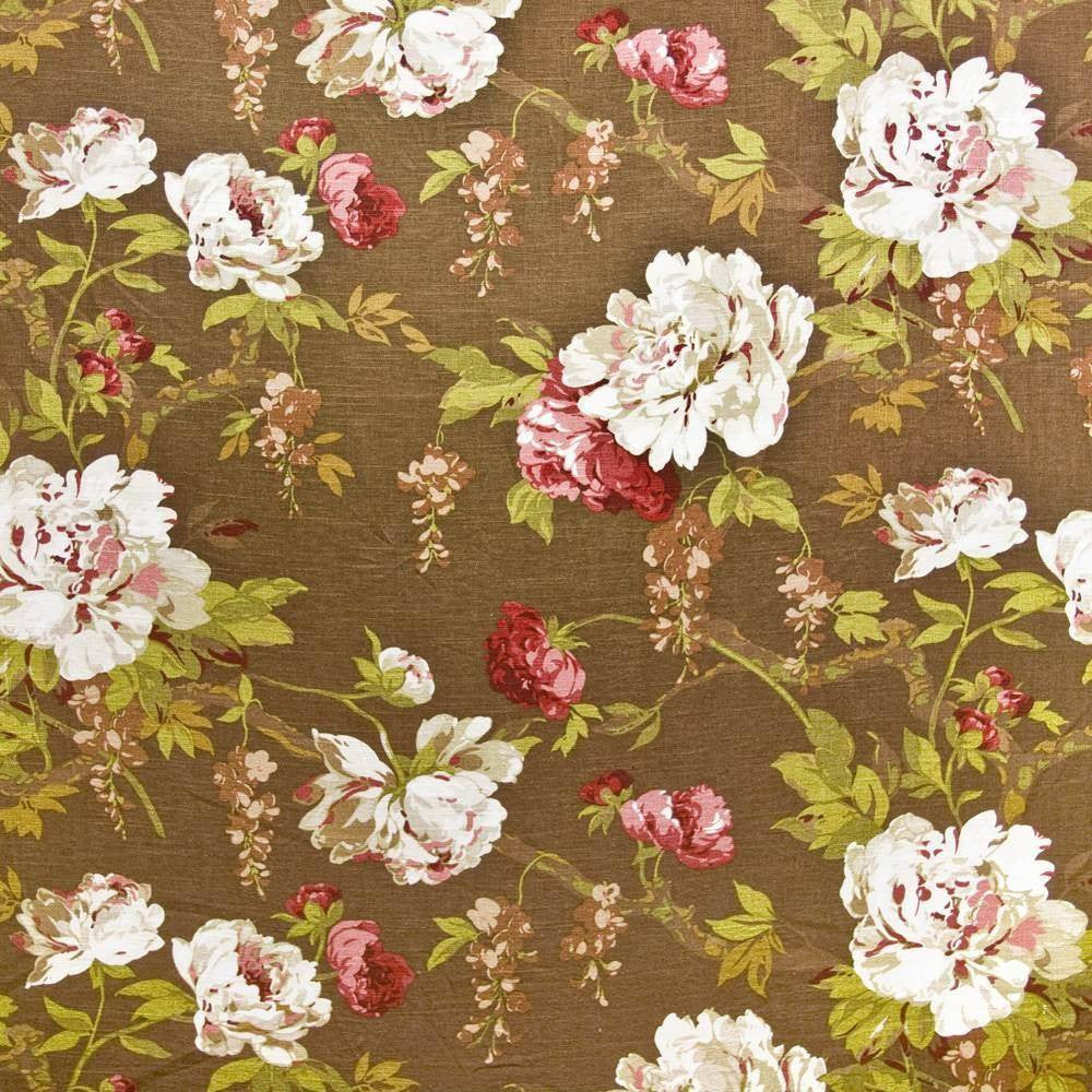 Courtland Manor Mahogany by Kasmir Fabric 1390 67% Polyester 33% Viscose CHINA 9,000 Wyzenbeek Double Rubs H: 28 inches, V:25 inches 54 - 55 - Fabric Carolina - Kasmir
