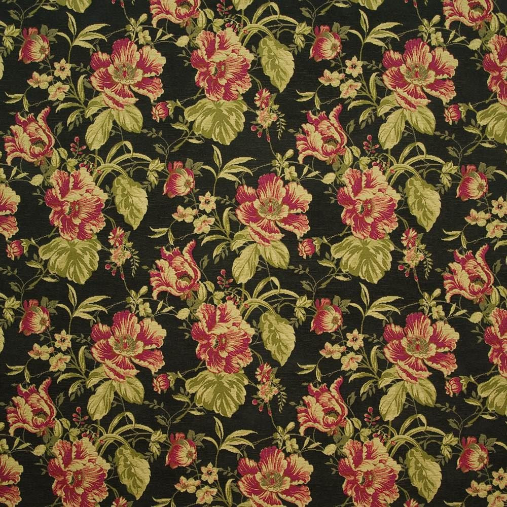 Courtley Trellis Jet by Kasmir Fabric 1397 65% Rayon
35% Polyester
 CHINA 12,000 Wyzenbeek Double Rubs Horizontal: 29 inches and Vertical: 26 inches 54 - Fabric Carolina -