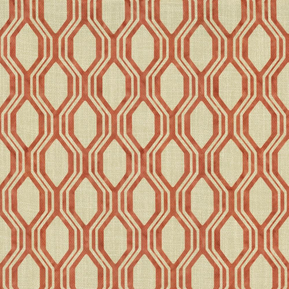 Cousins Papaya by Kasmir Fabric 5146 100% Polyester
 CHINA </p><p>Repeat: Horizontal: 3 4/8 inches and Vertical: 4 4/8 inches 54 - Fabric Carolina -