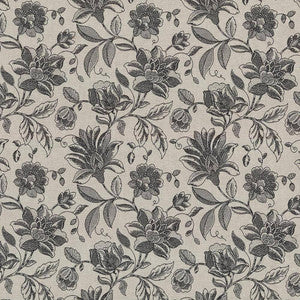 Coventry Floral Black by Kasmir Fabric