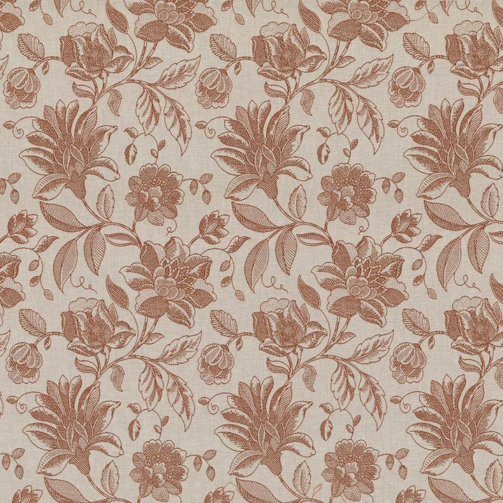 Coventry Floral Paprika by Kasmir Fabric 5070 82% Polyester
18% Cotton
 INDIA </p><p>Repeat: Horizontal: 13 4/8 inches and Vertical: 19 4/8 inches 54 - 56 - Fabric Carolina -