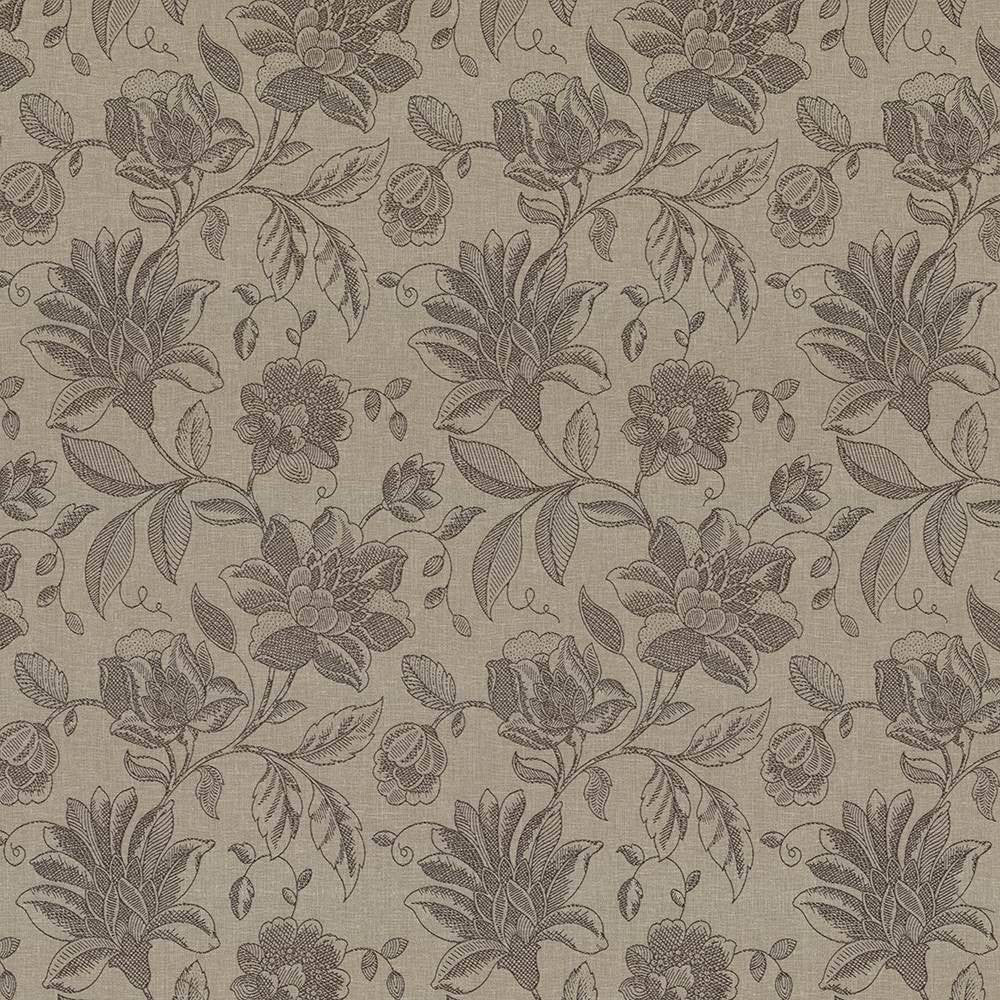 Coventry Floral Patina by Kasmir Fabric 5066 82% Polyester 18% Cotton INDIA 13,000 Martindale Cycles H: 13 4/8 inches, V:19 4/8 inches 54 - 56 - Fabric Carolina - Kasmir