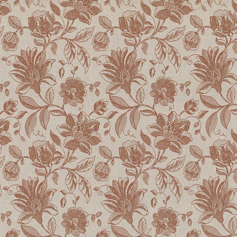 Coventry Floral Paprika by Kasmir Fabric 5070 82% Polyester
18% Cotton
 INDIA </p><p>Repeat: Horizontal: 13 4/8 inches and Vertical: 19 4/8 inches 54 - 56 - Fabric Carolina -