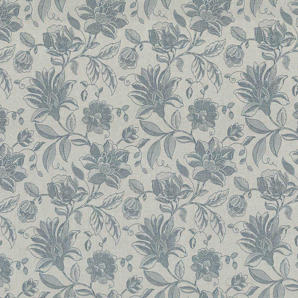 Coventry Floral Robins Egg by Kasmir Fabric 5072 82% Polyester
18% Cotton
 INDIA </p><p>Repeat: Horizontal: 13 4/8 inches and Vertical: 19 4/8 inches 54 - 56 - Fabric Carolina -
