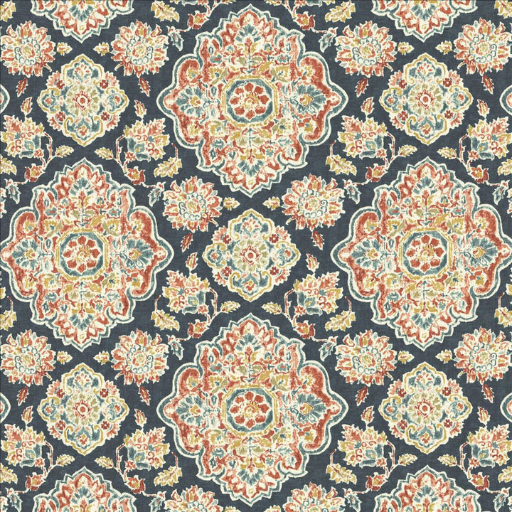 Cowan Court Blue by Kasmir Fabric 1458 70% Viscose
30% Linen
 SPAIN 30,000 Wyzenbeek Double Rubs </p><p>Repeat: Horizontal: 27 inches and Vertical: 27 inches 54 - Fabric Carolina -