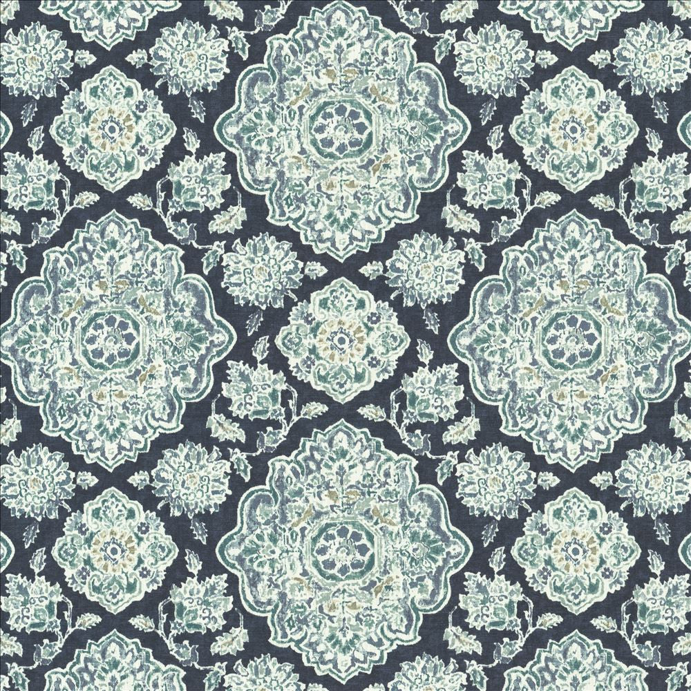 Cowan Court Indigo by Kasmir Fabric 1458 70% Viscose
30% Linen
 SPAIN 30,000 Wyzenbeek Double Rubs Horizontal: 27 inches and Vertical: 27 inches 54 - Fabric Carolina -