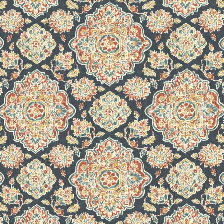 Cowan Court Blue by Kasmir Fabric 1458 70% Viscose
30% Linen
 SPAIN </p><p>Repeat: Horizontal: 27 inches and Vertical: 27 inches 54 - Fabric Carolina -
