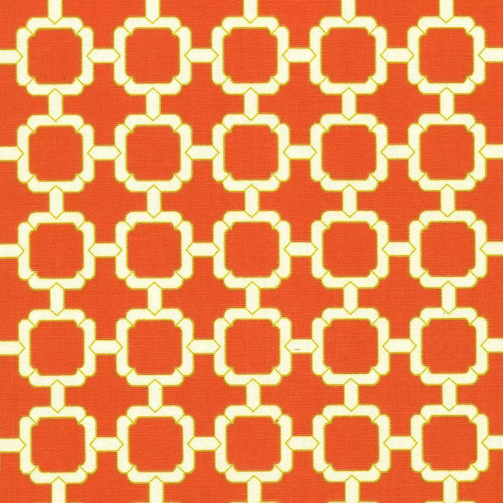 Cozumel Fret Coral by Kasmir Fabric 5070 100% Cotton TURKMENISTAN 15,000 Wyzenbeek Double Rubs H: 1 7/8 inches, V:1 7/8 inches 54 - 55 - Fabric Carolina - Kasmir