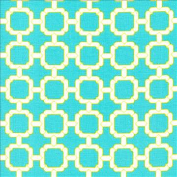 Cozumel Fret Parakeet by Kasmir Fabric 5073 100% Cotton TURKMENISTAN 15,000 Wyzenbeek Double Rubs H: 1 7/8 inches, V: 1 7/8 inches 54 - 55 - Fabric Carolina - Kasmir