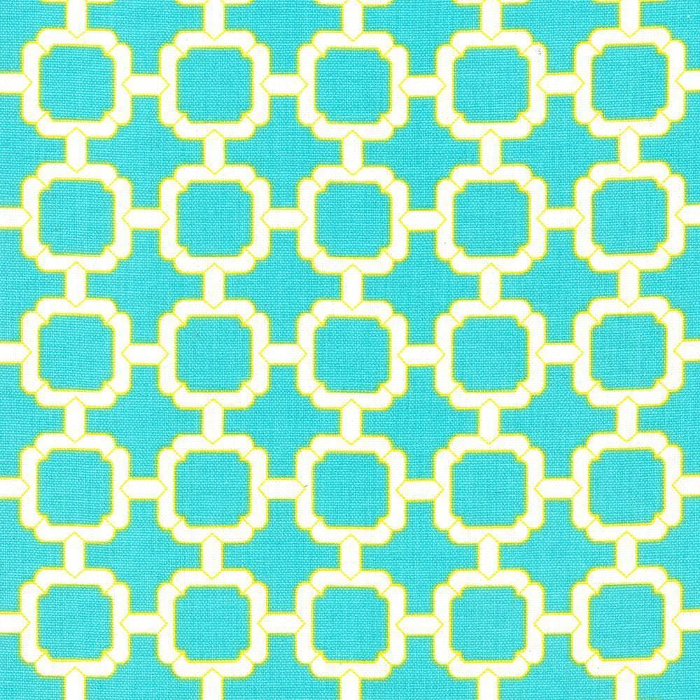 Cozumel Fret Parakeet by Kasmir Fabric 5073 100% Cotton
 TURKMENISTAN </p><p>Repeat: Horizontal: 1 7/8 inches and Vertical: 1 7/8 inches 54 - 55 - Fabric Carolina -