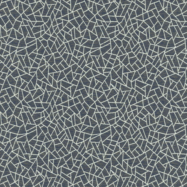 Cracked Glass Navy by Kasmir Fabric 5145 65% Polyester
35% Cotton
 INDIA </p><p>Repeat: Horizontal: 6 6/8 inches and Vertical: 7 6/8 inches 55 - Fabric Carolina -