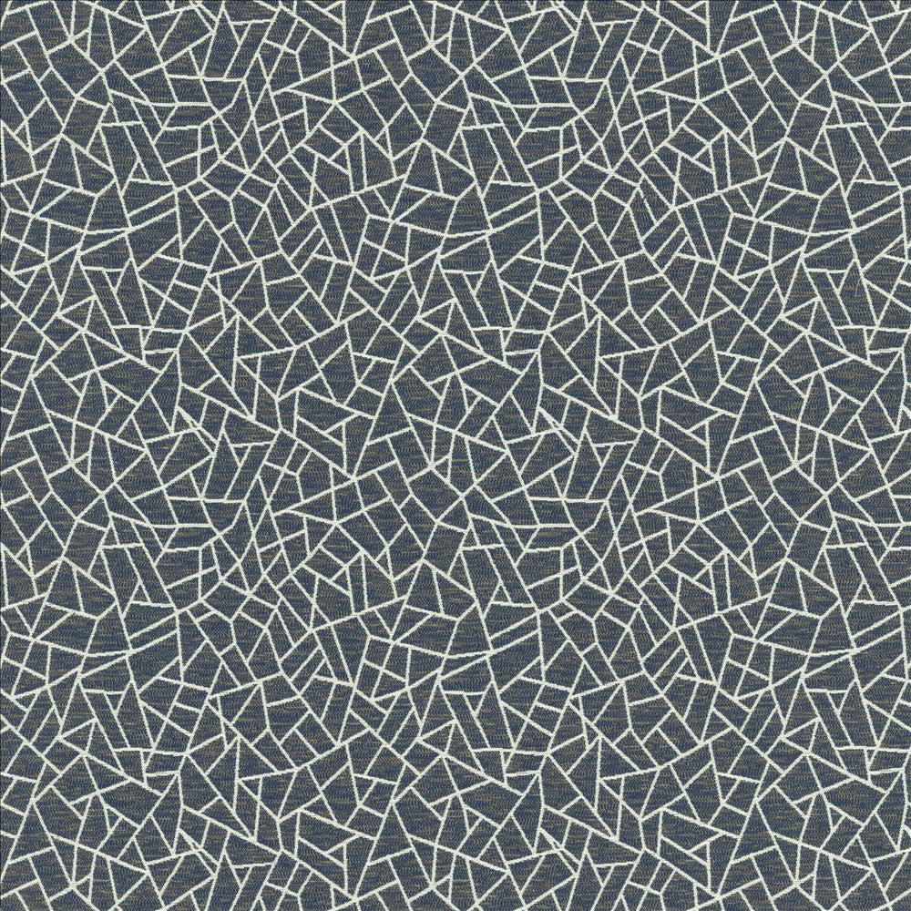 Cracked Glass Navy by Kasmir Fabric 5145 65% Polyester
35% Cotton
 INDIA 50,000 Wyzenbeek Double Rubs </p><p>Repeat: Horizontal: 6 6/8 inches and Vertical: 7 6/8 inches 55 - Fabric Carolina -