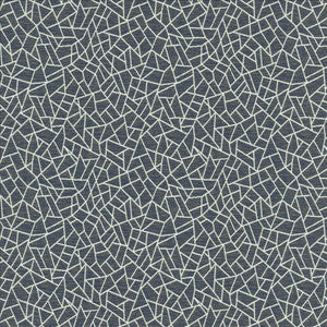 Cracked Glass Navy by Kasmir Fabric