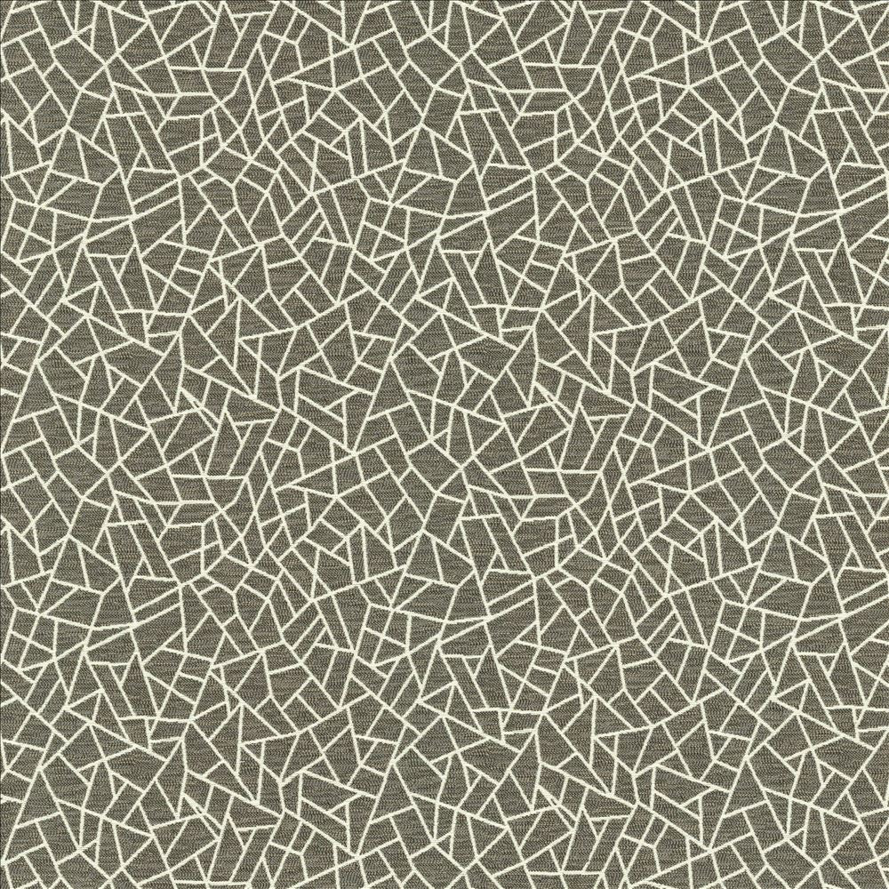 Cracked Glass Pewter by Kasmir Fabric 5144 65% Polyester
35% Cotton
 INDIA 50,000 Wyzenbeek Double Rubs Horizontal: 6 6/8 inches and Vertical: 7 6/8 inches 55 - Fabric Carolina -