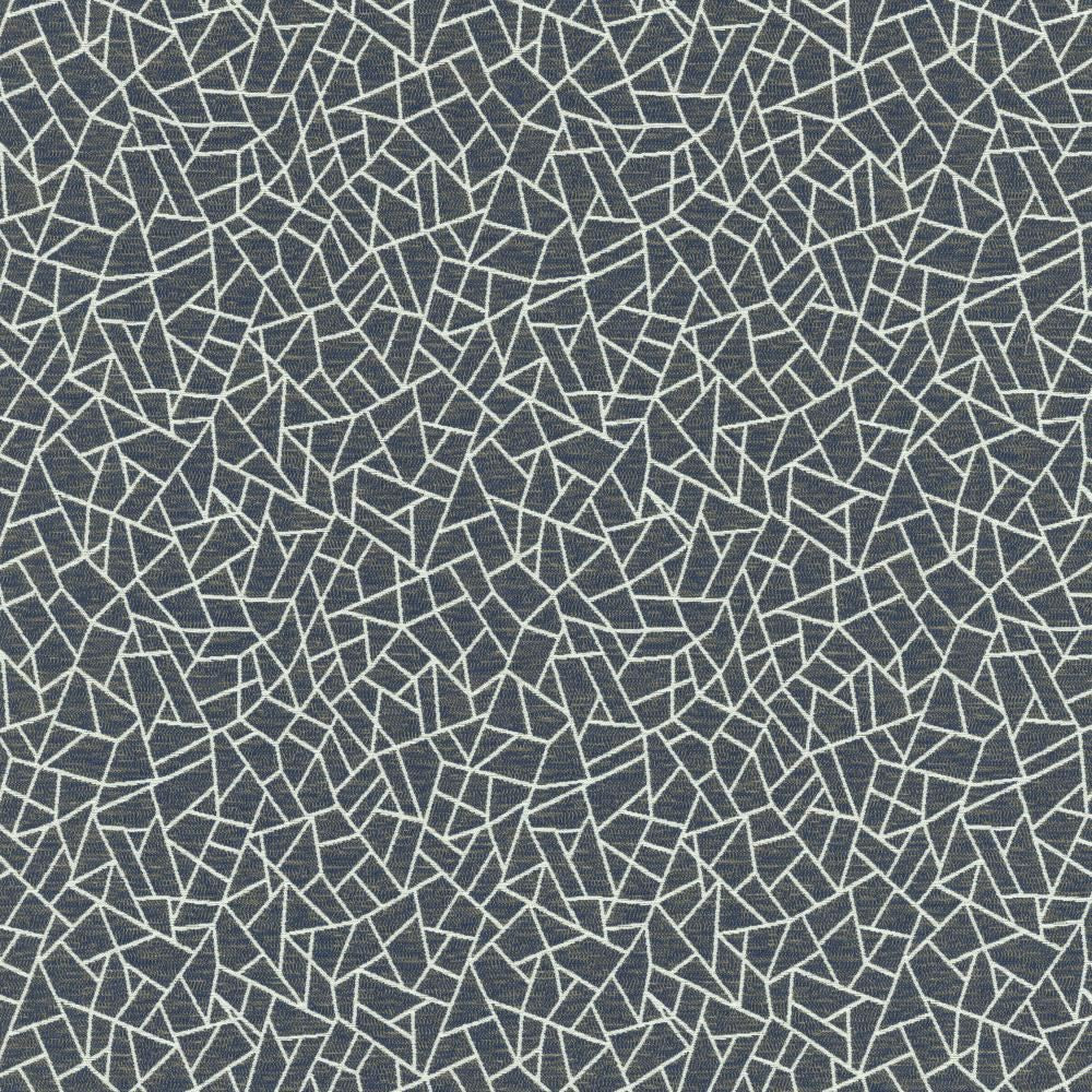 Cracked Glass Navy by Kasmir Fabric 5145 65% Polyester
35% Cotton
 INDIA </p><p>Repeat: Horizontal: 6 6/8 inches and Vertical: 7 6/8 inches 55 - Fabric Carolina -