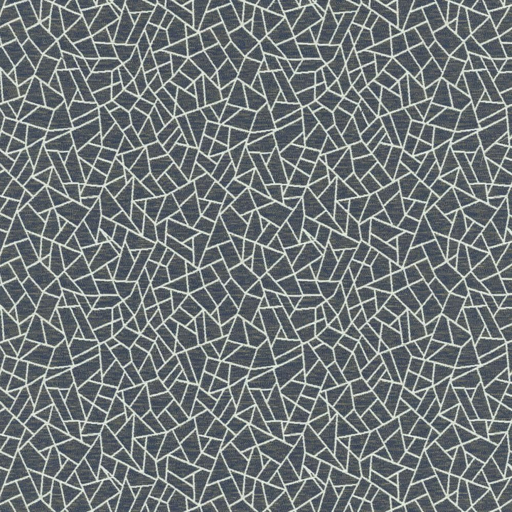 Cracked Glass Navy by Kasmir Fabric 5145 65% Polyester
35% Cotton
 INDIA </p><p>Repeat: Horizontal: 6 6/8 inches and Vertical: 7 6/8 inches 55 - Fabric Carolina -