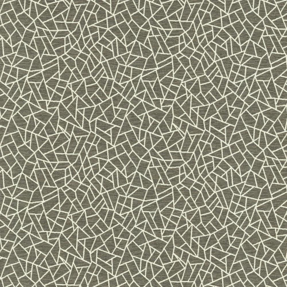 Cracked Glass Pewter by Kasmir Fabric 5144 65% Polyester
35% Cotton
 INDIA </p><p>Repeat: Horizontal: 6 6/8 inches and Vertical: 7 6/8 inches 55 - Fabric Carolina -