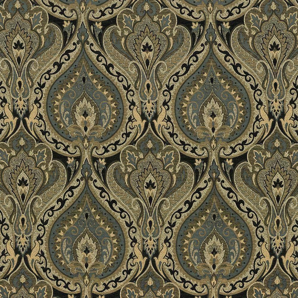 Crescent Court Midas by Kasmir Fabric 8002 54% Rayon 34% Polyester 12% Cotton INDIA 30,000 Wyzenbeek Double Rubs H: 13 4/8 inches, V:14 6/8 inches 54 - 55 - Fabric Carolina - Kasmir