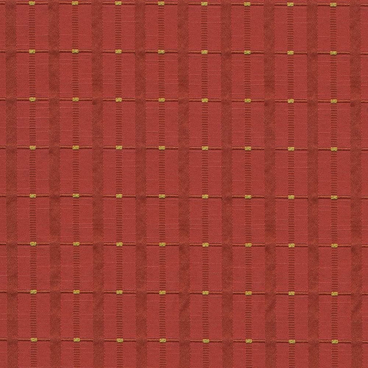 Crisscross Plaid Tomato by Kasmir Fabric 1423 79% Polyester
14% Rayon
7% Cotton
 USA 36,000 Wyzenbeek Double Rubs Horizontal: 1 3/8 inches and Vertical: 1 4/8 inches 56 - Fabric Carolina -
