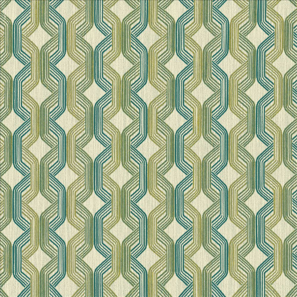 Critique Teal by Kasmir Fabric 1464 92% Polyester
8% Acrylic
 CHINA </p><p>Repeat: Horizontal: 16 inches and Vertical: 5 inches 56 - Fabric Carolina -