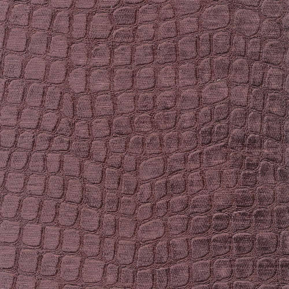 Croc Amethyst by Kasmir Fabric 1422 100% Polyester CHINA 60,000 Wyzenbeek Double Rubs H: 6 6/8 inches, V:13 6/8 inches 54 - Fabric Carolina - Kasmir