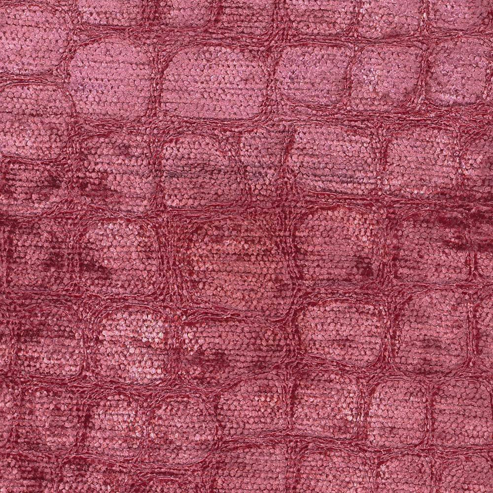 Croc Berry by Kasmir Fabric 1422 100% Polyester CHINA 60,000 Wyzenbeek Double Rubs H: 6 6/8 inches, V:13 6/8 inches 54 - Fabric Carolina - Kasmir