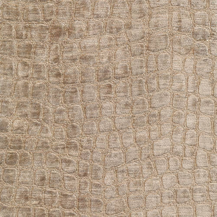 Croc Bronze by Kasmir Fabric 1383 100% Polyester CHINA 60,000 Wyzenbeek Double Rubs H: 6 6/8 inches, V:13 6/8 inches 54 - Fabric Carolina - Kasmir