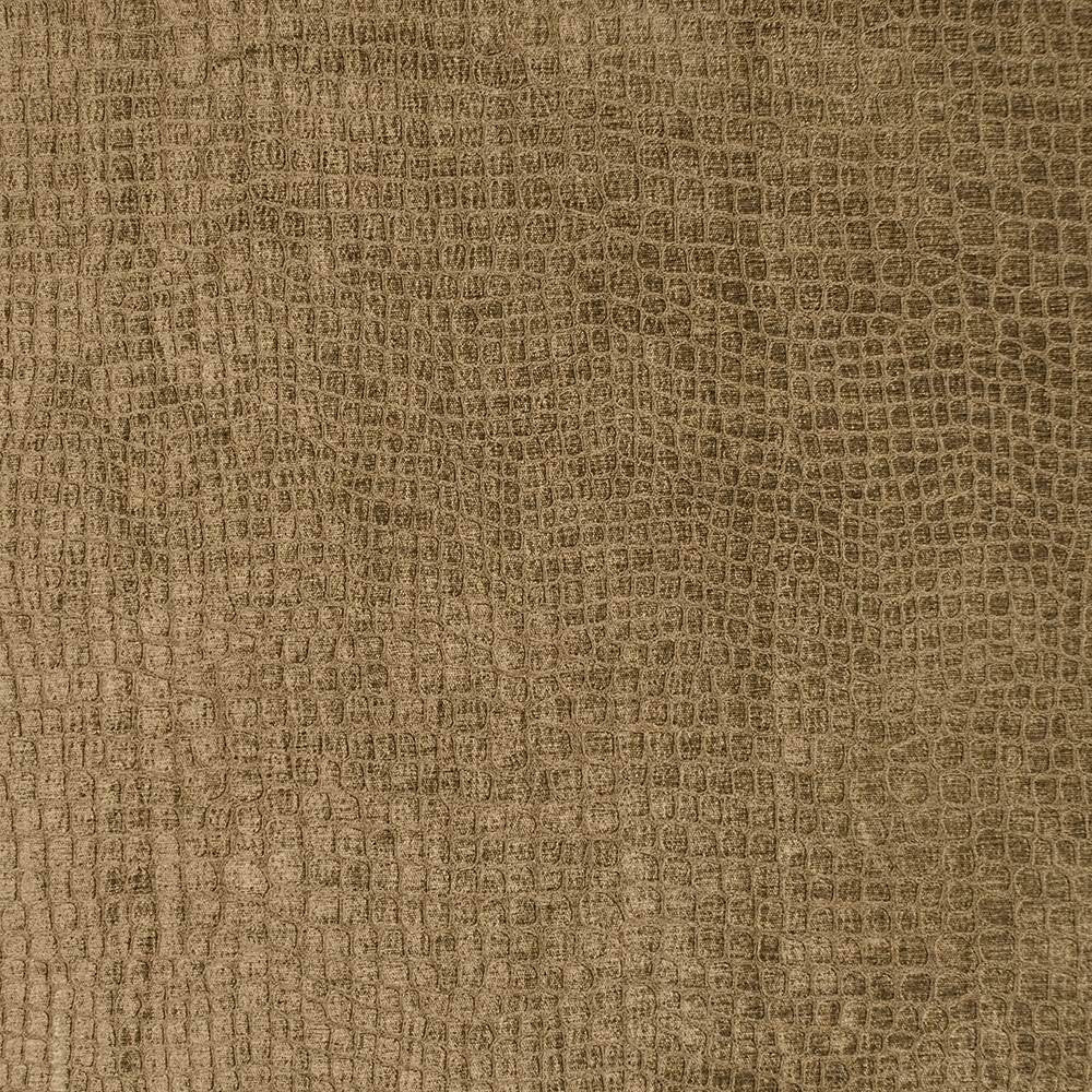 Croc Caramel by Kasmir Fabric 1364 100% Polyester CHINA 60,000 Wyzenbeek Double Rubs H: 6 6/8 inches, V:13 6/8 inches 54 - Fabric Carolina - Kasmir
