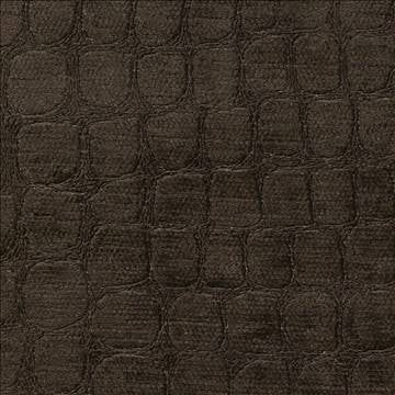 Croc Chocolate by Kasmir Fabric 1422 100% Polyester CHINA 60,000 Wyzenbeek Double Rubs H: 6 6/8 inches, V: 13 6/8 inches 54 - Fabric Carolina - Kasmir