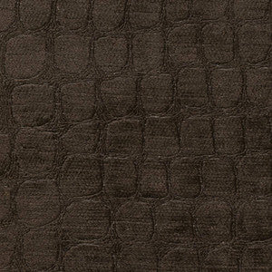 Croc Chocolate by Kasmir Fabric
