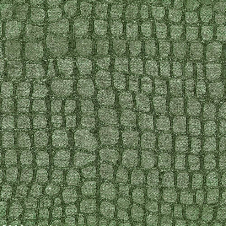 Croc Jade by Kasmir Fabric 1422 100% Polyester CHINA 60,000 Wyzenbeek Double Rubs H: 6 6/8 inches, V:13 6/8 inches 54 - Fabric Carolina - Kasmir
