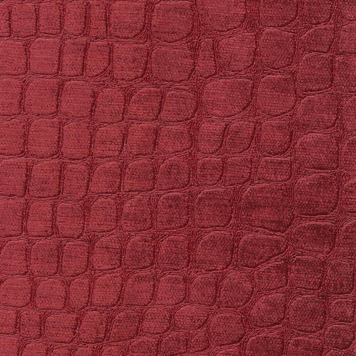 Croc Merlot by Kasmir Fabric 1422 100% Polyester CHINA 60,000 Wyzenbeek Double Rubs H: 6 6/8 inches, V:13 6/8 inches 54 - Fabric Carolina - Kasmir