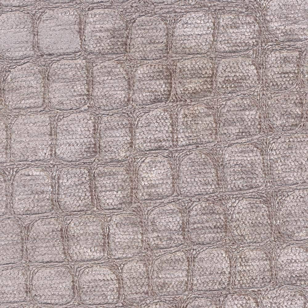Croc Nickel by Kasmir Fabric 1422 100% Polyester CHINA 60,000 Wyzenbeek Double Rubs H: 6 6/8 inches, V:13 6/8 inches 54 - Fabric Carolina - Kasmir