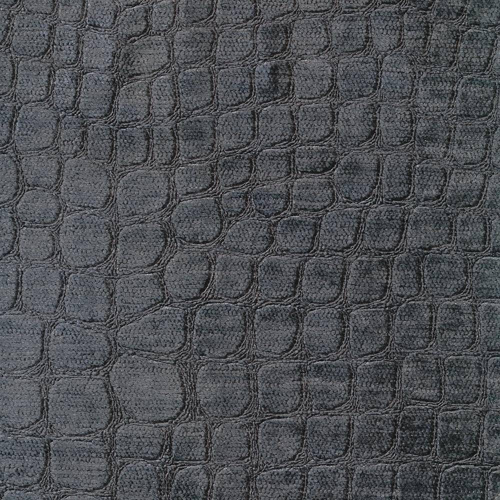 Croc Prussian by Kasmir Fabric 1422 100% Polyester CHINA 60,000 Wyzenbeek Double Rubs H: 6 6/8 inches, V:13 6/8 inches 54 - Fabric Carolina - Kasmir