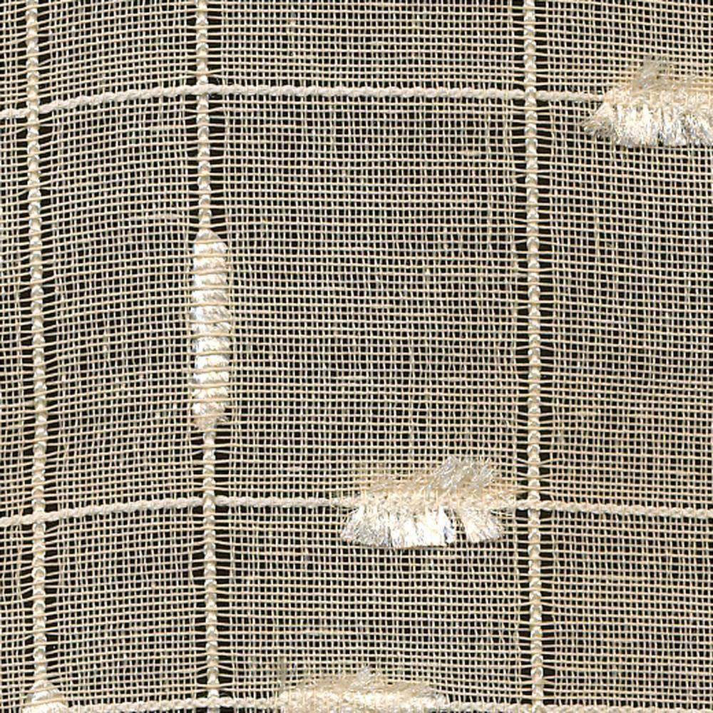 Crosstown Sheer Buff by Kasmir Fabric 5012 100% Polyester TURKEY Not Tested H: 4 inches, V:4 3/8 inches 59 - 60 - Fabric Carolina - Kasmir