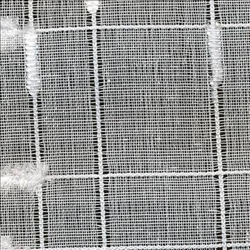 Crosstown Sheer Snow White by Kasmir Fabric 5012 100% Polyester TURKEY Not Tested H: 4 inches, V: 4 3/8 inches 59 - 60 - Fabric Carolina - Kasmir