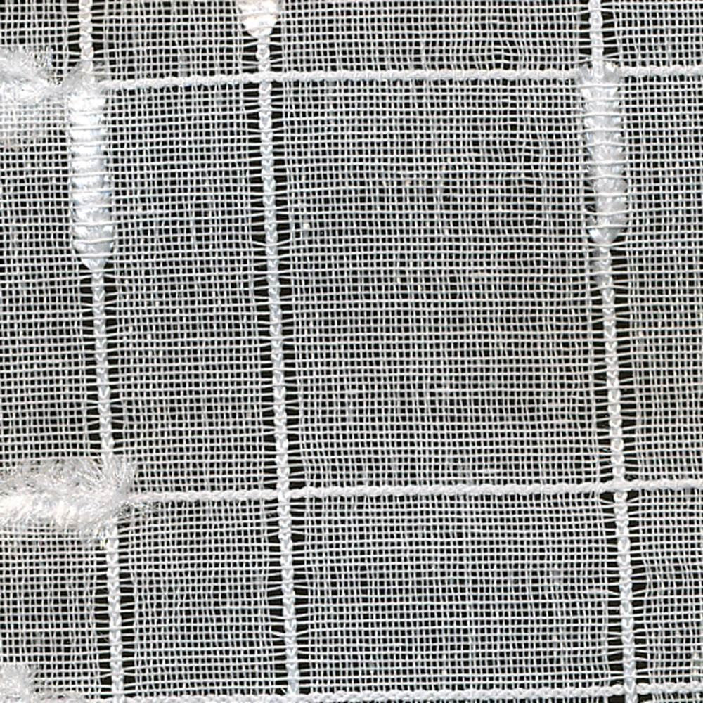 Crosstown Sheer Snow White  by Kasmir Fabric See sample 100% Polyester
 TURKEY Not Tested </p><p>Repeat: Horizontal: 4 inches and Vertical: 4 3/8 inches 59  - Fabric Carolina -